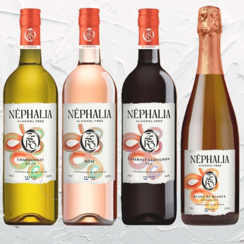 NEPHALIA -  Vin Rosé SANS Alcool 75cl