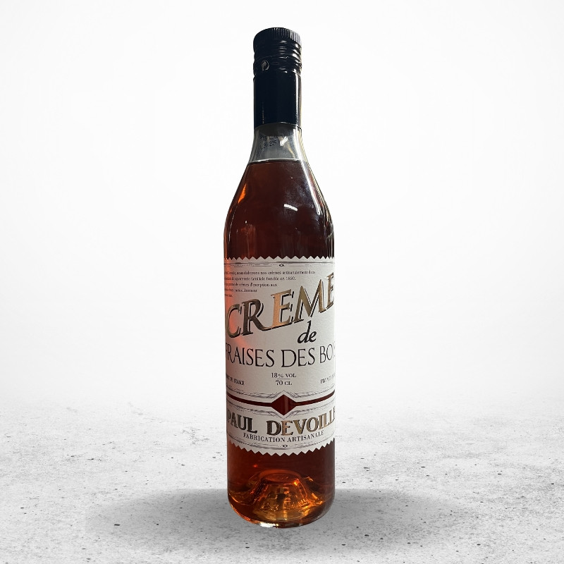 CREME DE FRAISE DES BOIS  P. DEVOILLE 70CL 18°