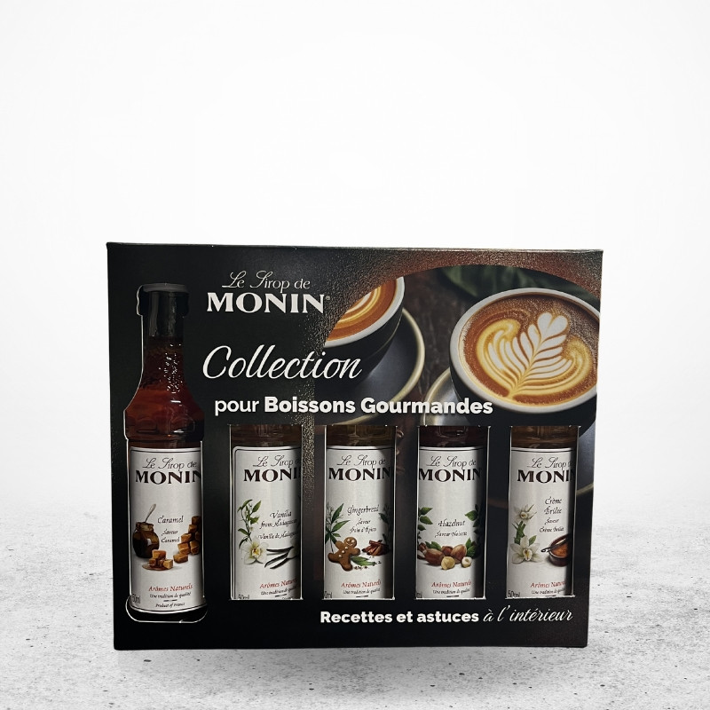MONIN Coffret de sirops pour Cafés 5x5cl