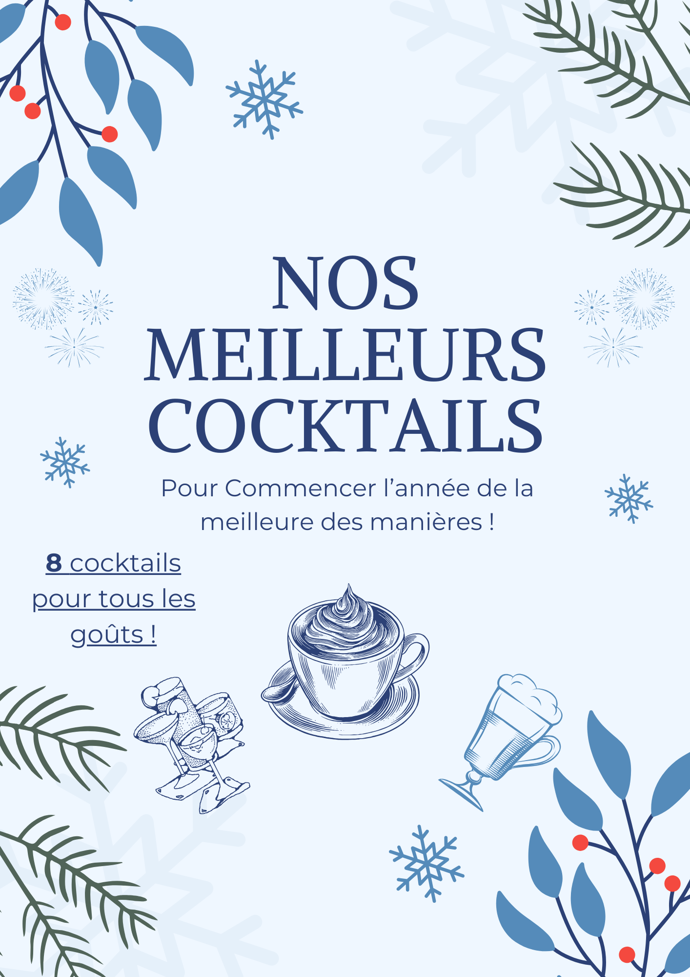 8 Cocktails Pour un Hiver Festif : Recettes et recommandations 