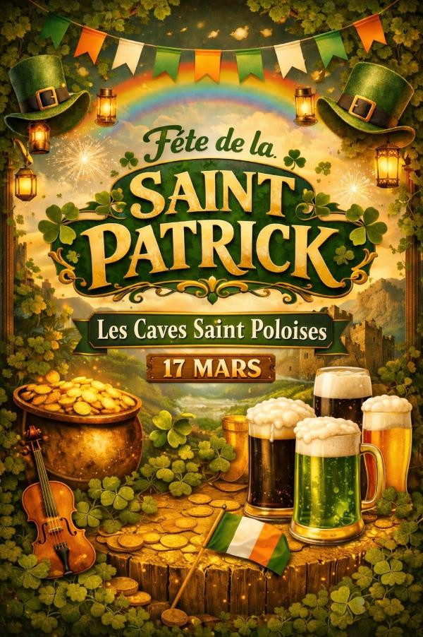 L’esprit de la Saint Patrick vous attend aux Caves Saint-Poloises